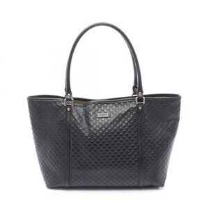 Gucci Tote Micro Guccissima Black Leather